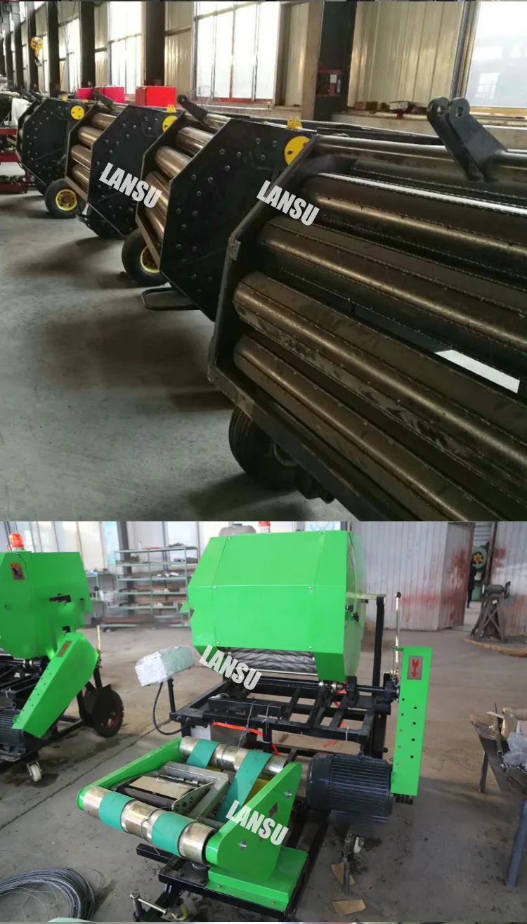 价格优惠出口圆捆打包机玉米青贮压缩干草压袋包装机