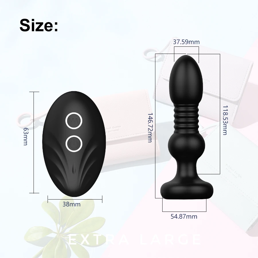 Prostate Massager Anal Plug 3 Thrusting Speed Butt Plug Masturbator for Man Dildo Vibrator Sex Toys for Woman Xxxxx Xxxxx Video