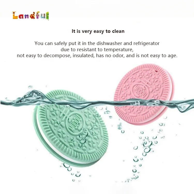 Не содержит Бисфенол А что ваши навыки и творческие способности выпечки печенья Форма Прорезыватели для зубов жевать набор «сделай сам» для ожерелье кулон