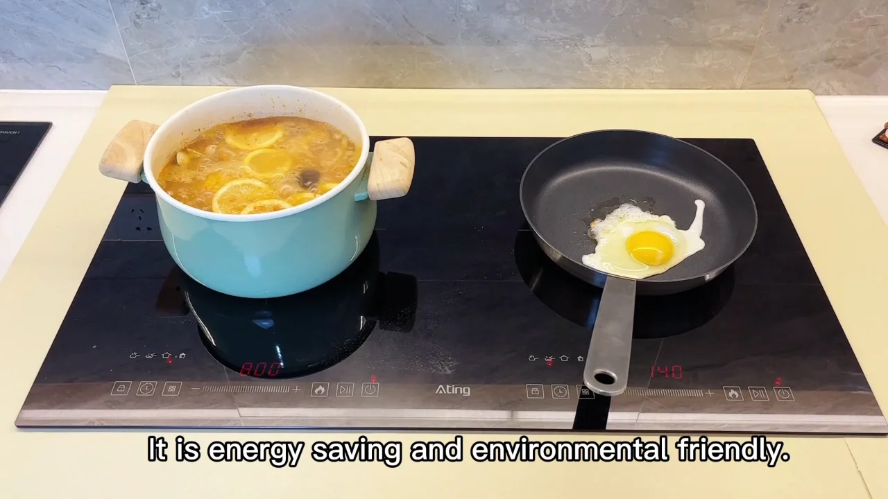 Double Burner Induction Stove Sensor Touch Control Hob Built In