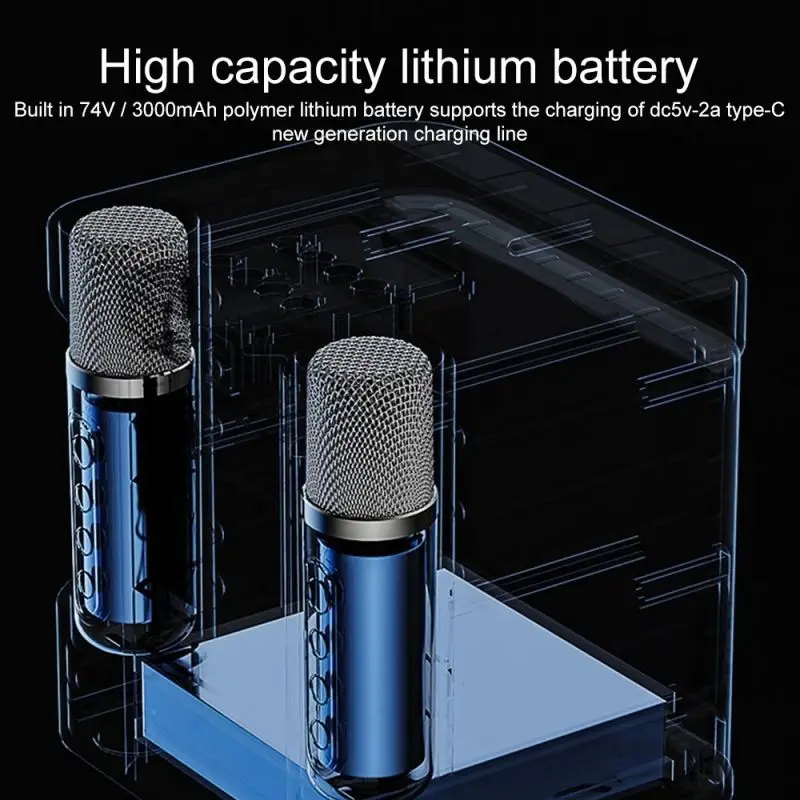 Loud Portable Bluetooth Speaker For Outdoor Parties Karaoke