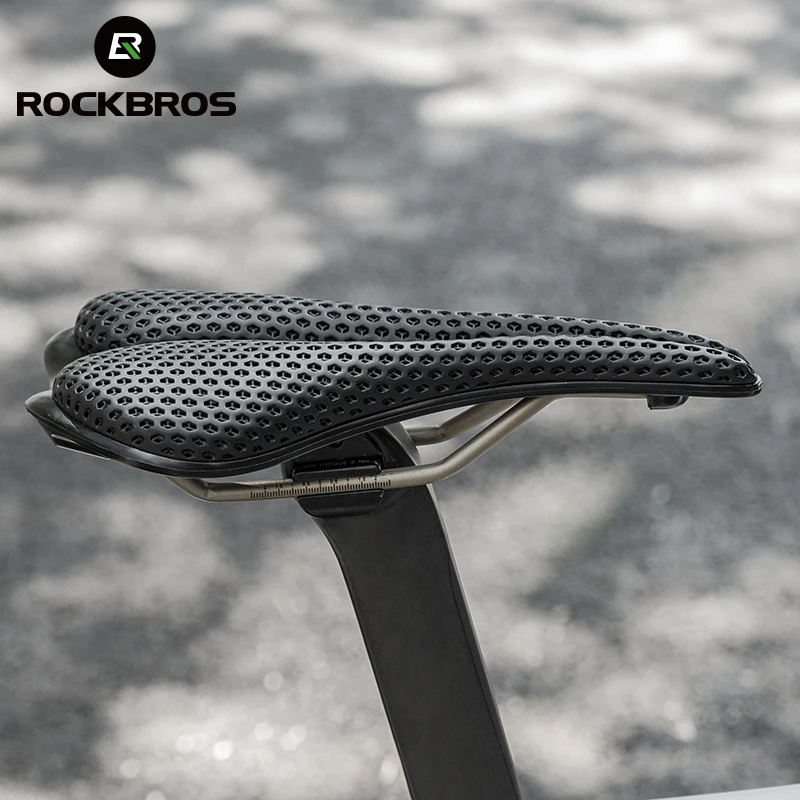 Велосипедное седло ROCKBROS дышащее ажурное 3D для горного велосипеда углеродное велосипедные