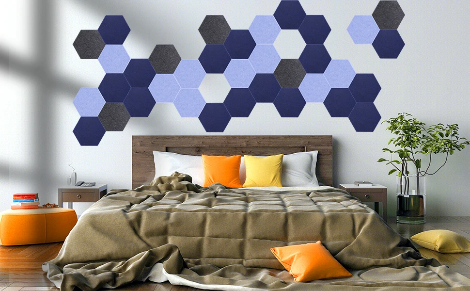 Custom High Density Polyester Fiber Acoustic Panel for Wall Self Adhesive Pet Felt Acoustic Panel manufacture