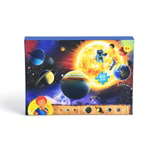 The Manufacturer Customizes and Prints 60 Pieces of the Astronaut Planet Puzzle for Children and Adults