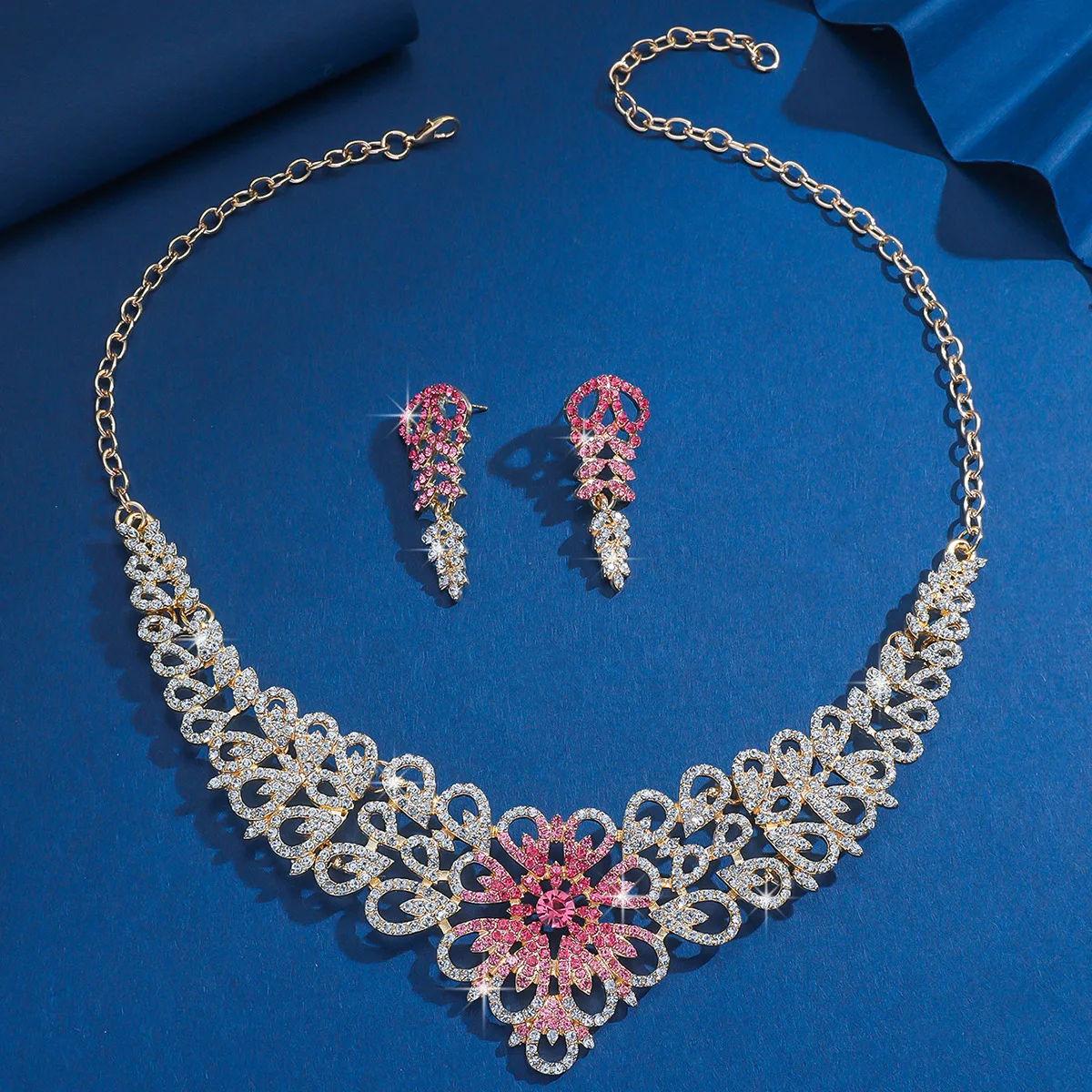 Elegant Diamond Wedding Jewelry Set