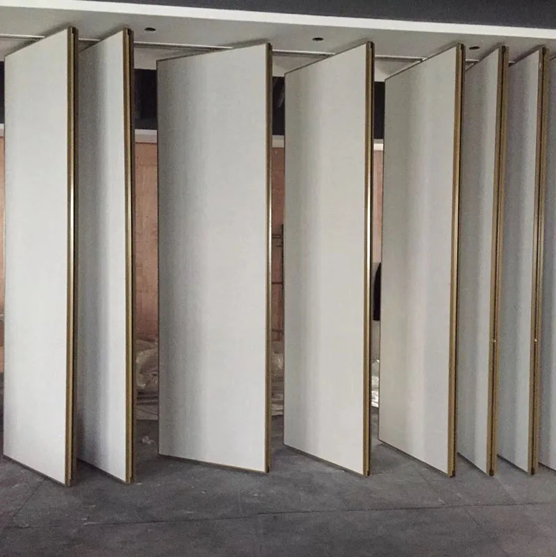 Top-Hung Gym School Villa Movable Partition Walls Soundproof Foldable Sliding Room Partition Door