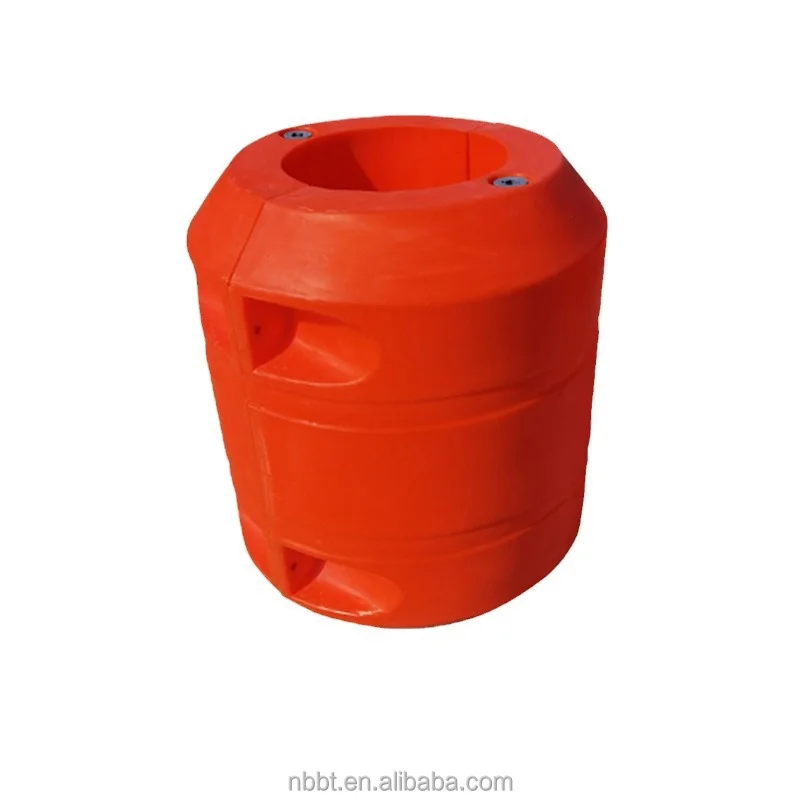 Direct Manufacture HDPE Rotomoulded Marine Pontoon PE Floating Trash Barrier with Piston for Water Seaweed Fence Boom