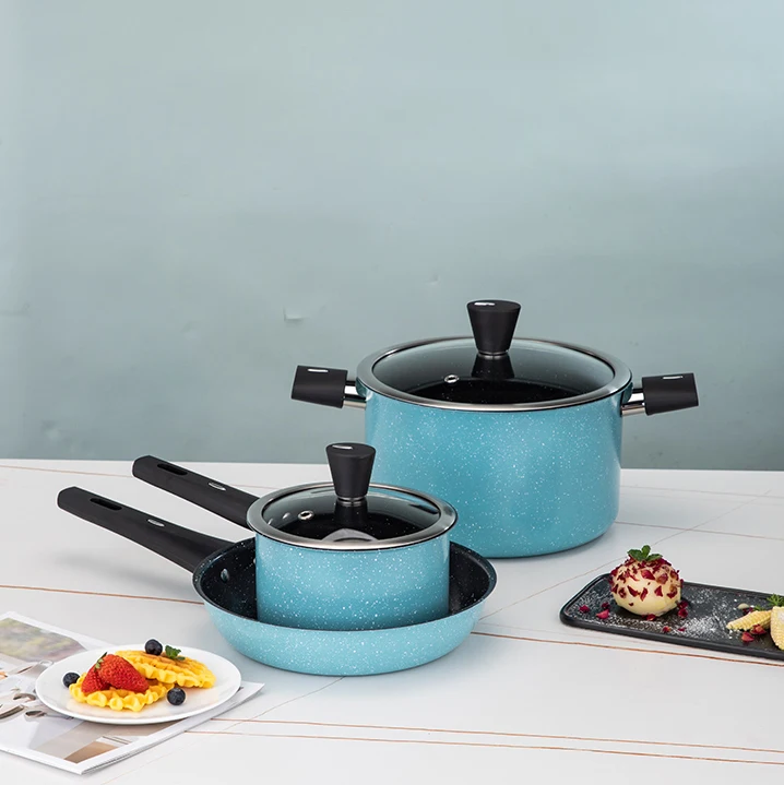 Happycooking Stainless Steel Cook Pan Set Top Fashion Kitchen Pots Non-Stick La Sera & Kazan Cookware