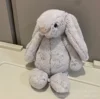 Lapin timide argenté - 18 cm