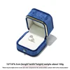 Boîte à bagues bleue7*7*6.5CM