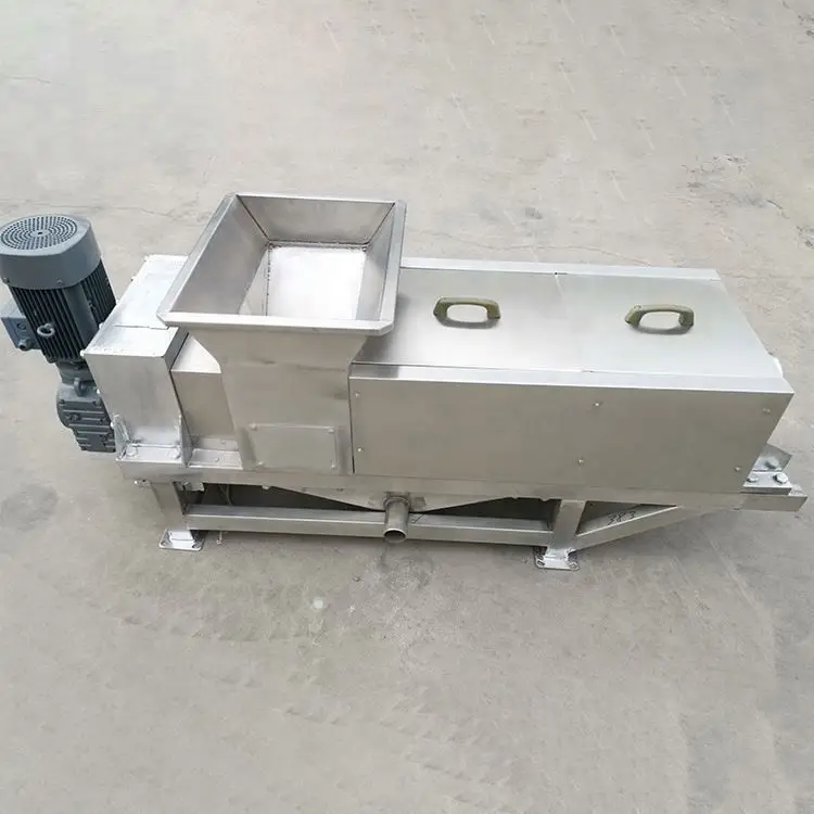 Fruit Juice Squeezing Machine Grape Juice Steamer Extractor Spent Grain Dewatering Machine