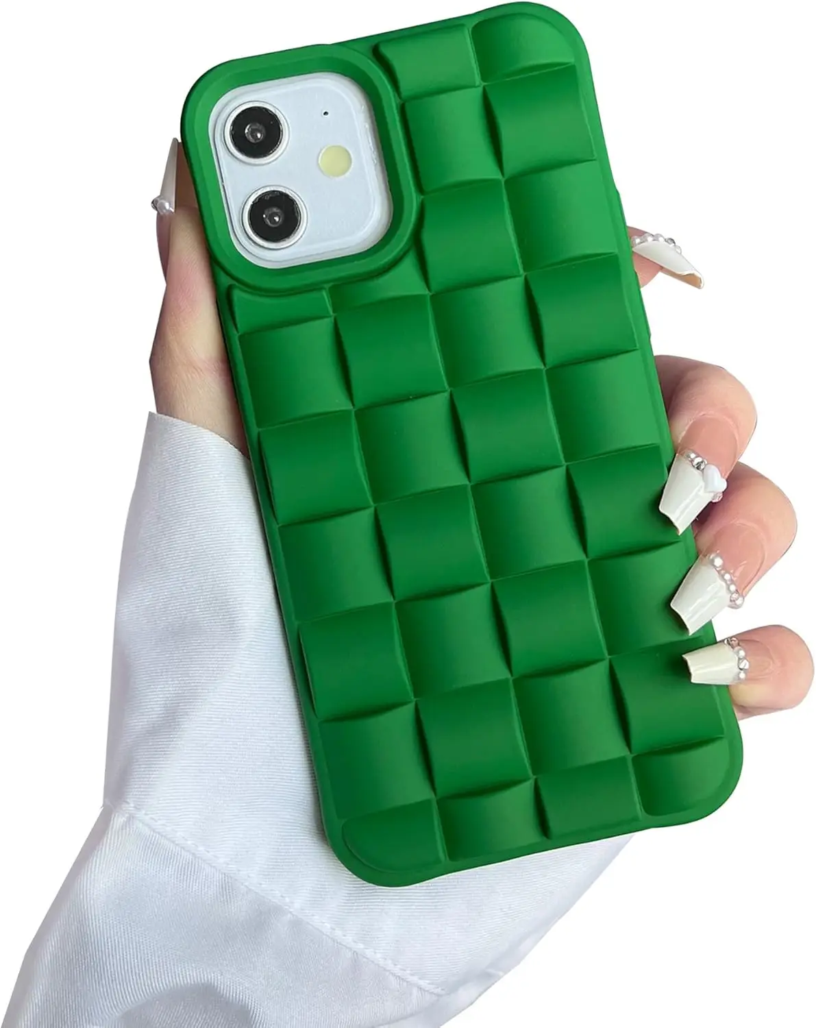 Funda suave para iPhone 16 Pro Max Diseño lindo Laid Silicona a prueba de golpes con esquinas elevadas Funda protectora de cámara  