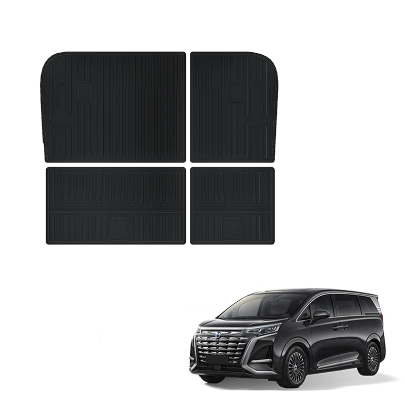 Auto Back Seat Mat for Denza D9 Accessories TPE Waterproof Rubber Rear Back Seat Cover Seat Back Carpet Interior Accessory