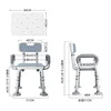 YC504 Gray Seat Cushion, Backrest, and Armrests