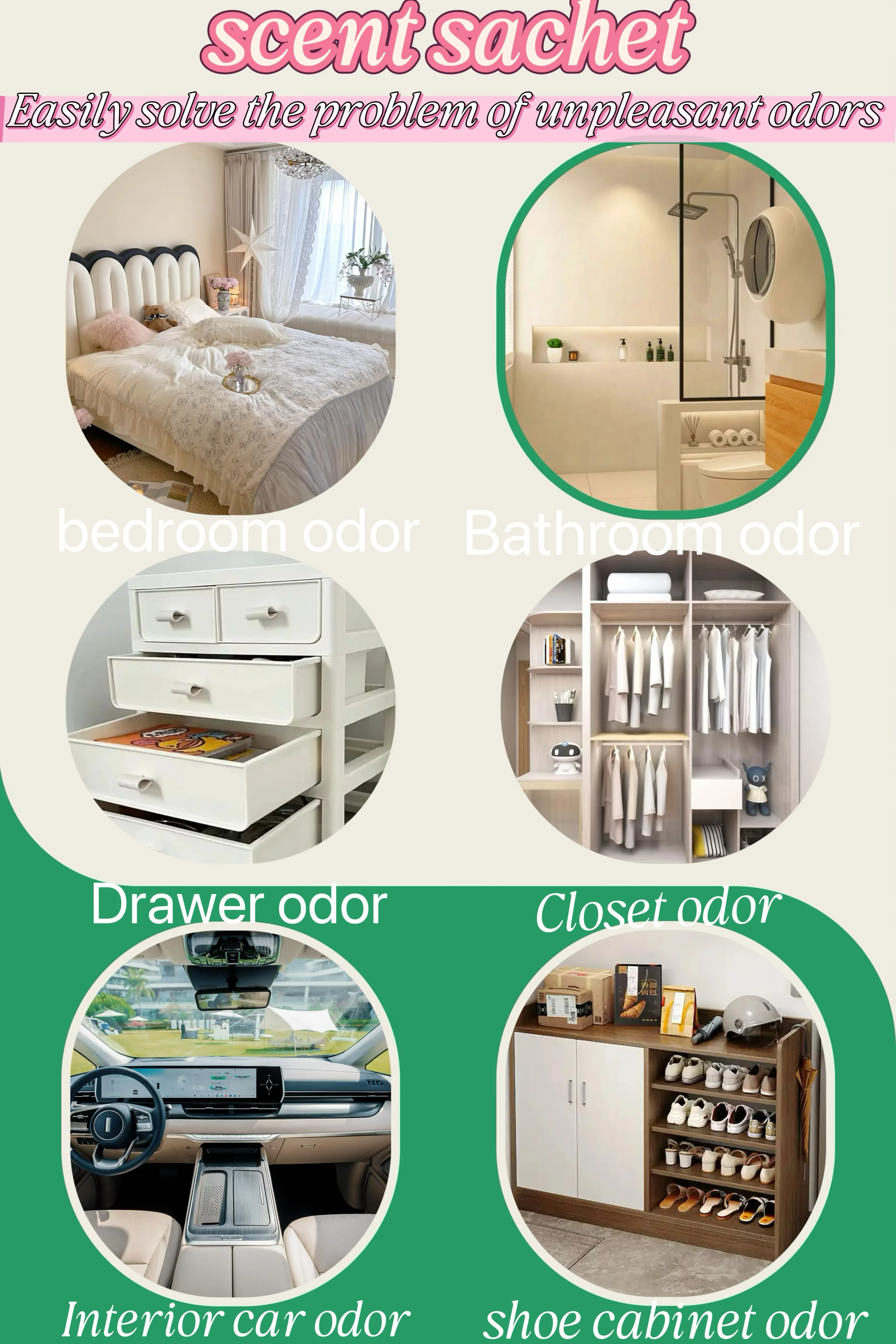 product wholesale linen scented sachet bags fragrance aroma beads scented cloth sachet premium checkered cloth orange string bag-20