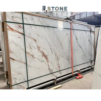Calacatta Gold Foshan Sintered Stone 9mm,12mm,15mm and Porcelain Marble Tiles  Cheap Price
