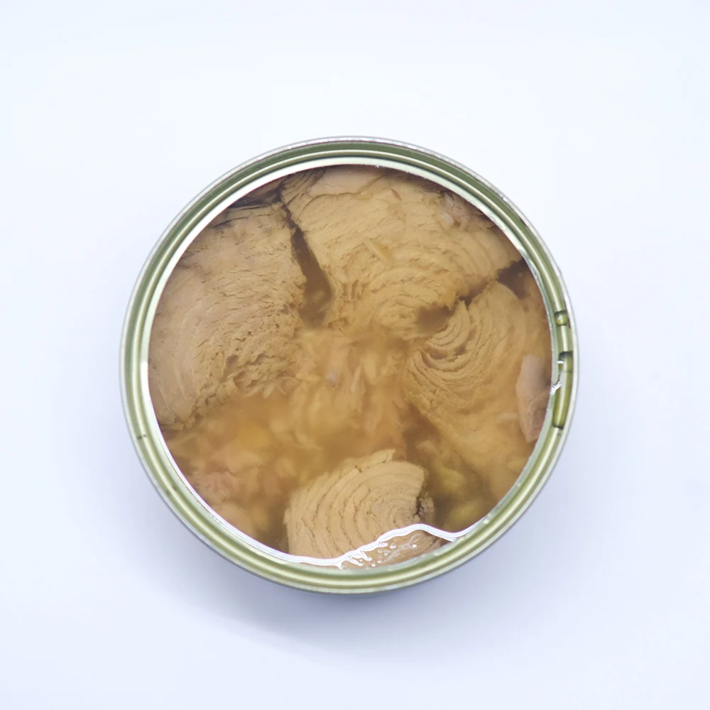 HALAL Approved Zoncom Canned Tuna in Oil Pacific Ocean Whole Fish Preserved From China