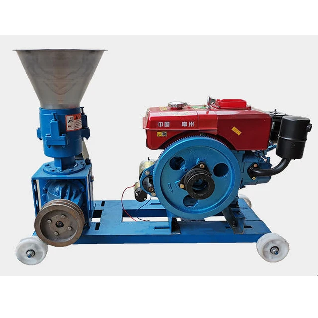 Home Use BM210 Pig Chicken Feed Pellet Bag Sewing Mixer Making Machine