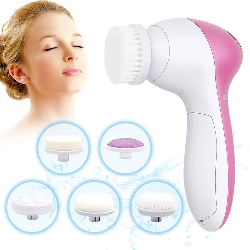 5 in 1 Mini Face Cleaning Exfoliator Spin Brush Beauty Care Massage  Electric Facial Cleansing Brush, Skin Care Face Massager - China Facial Cleansing  Brush and Facial Cleansing Brush Acne price
