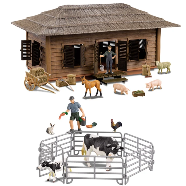 Farm Animal Model Toys Diy Series Multi Styles Mixed Funny Farm Animal Toys  Figures With Accessories - Buy Farm Animal Toys Figures,Farm Animal Toys  For Kids,Toy Farm Animals Product on 