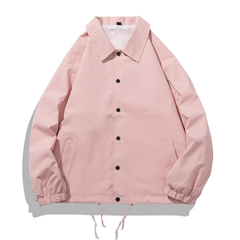 Blank es Jacket Leisure Outer Clothing Spring Windbreaker Lapel Collar Man's Jackets mens_voghion.com