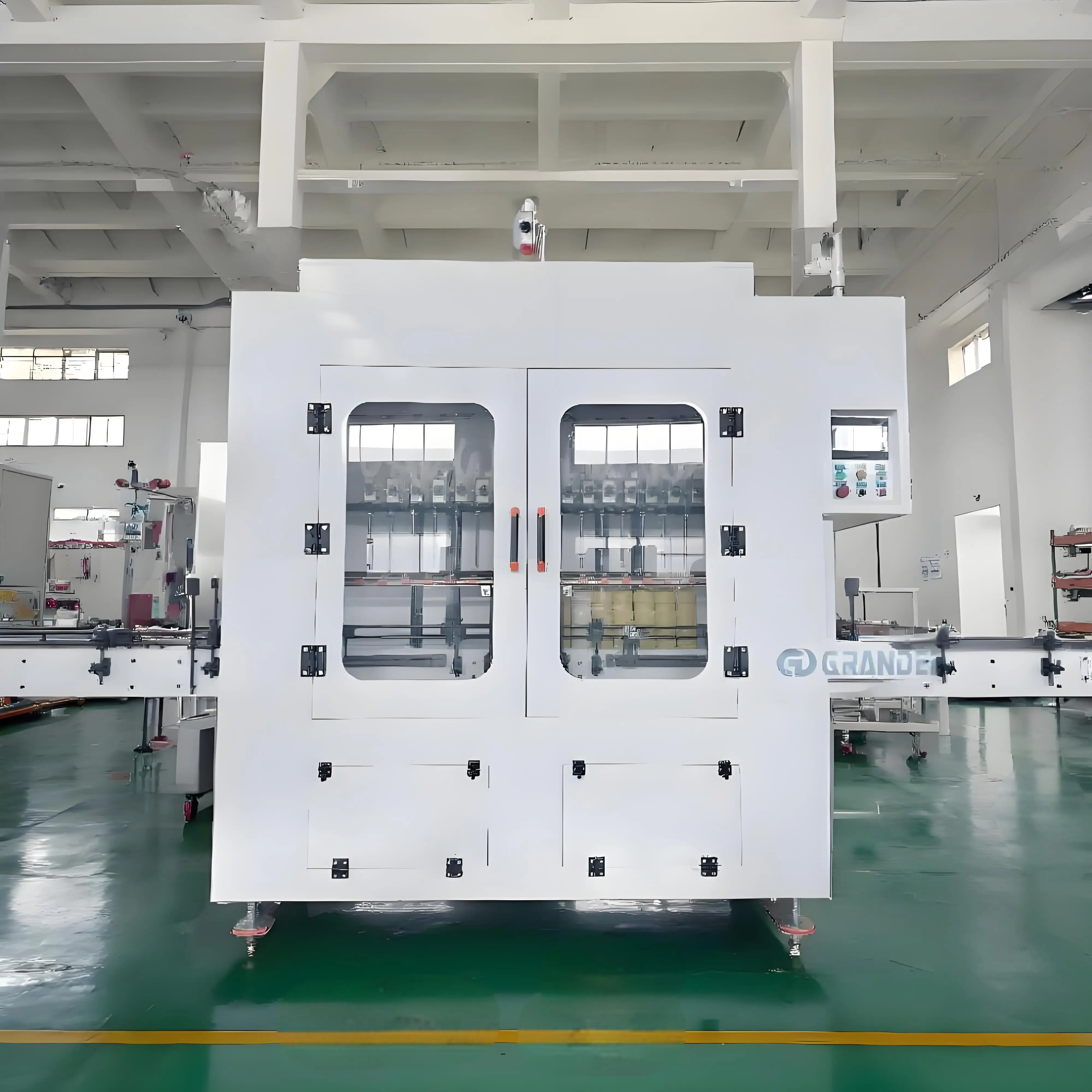product high quality automatic 5000ml pp hdpe bottle detergents anti corrosion liquid filling sealing machine labeling packing line-3