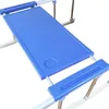 Blue stretchable dining table