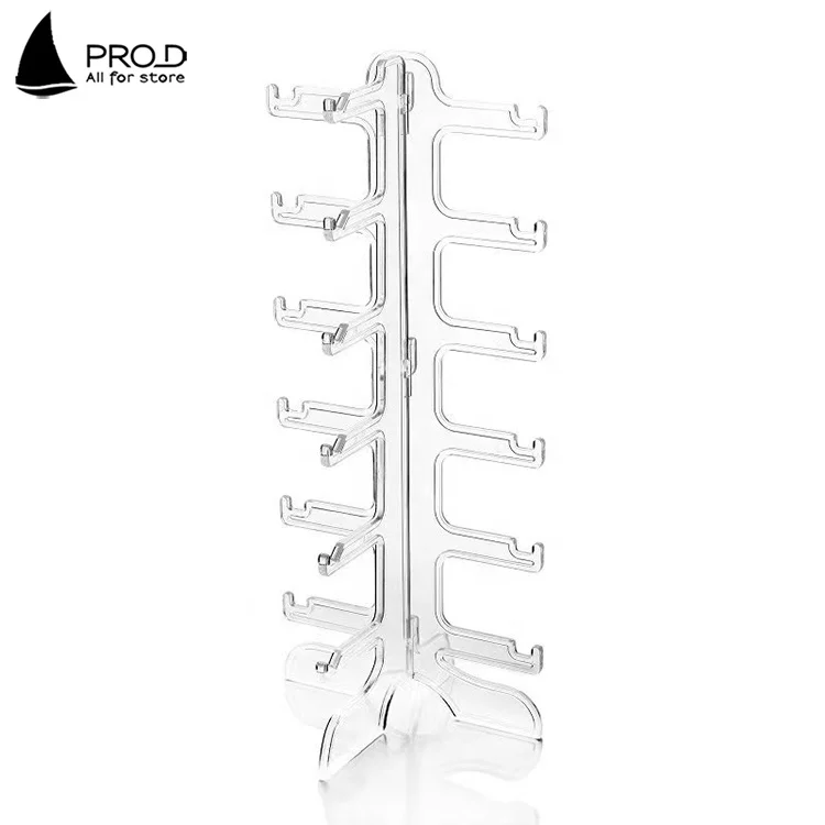 Изготовленный На Заказ Акриловый Витринный стеллаж для солнечных очков, аксессуары для глаз, солнцезащитные очки дисплей стенд
