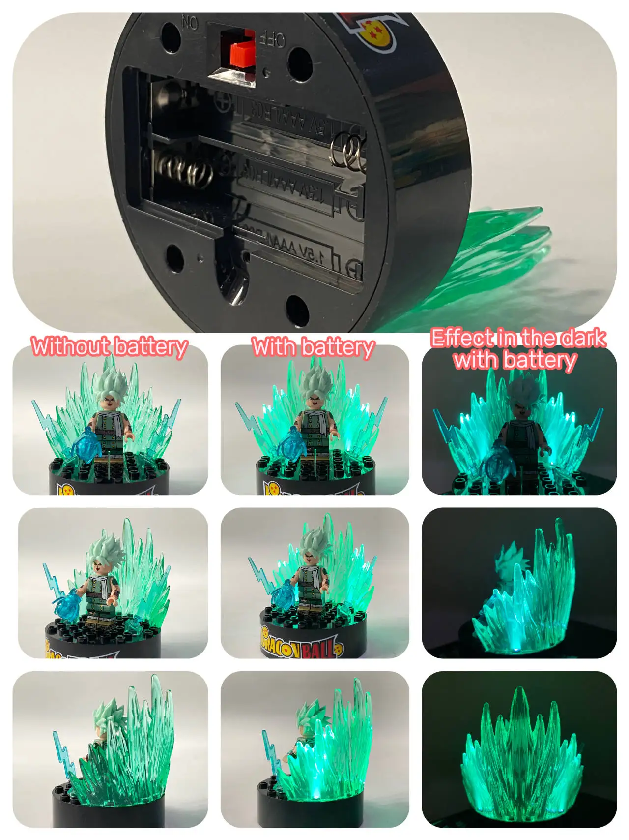 Kf6181b Japan Cartoon Anime Dragon Baseplate Son Gohan Goku Cell