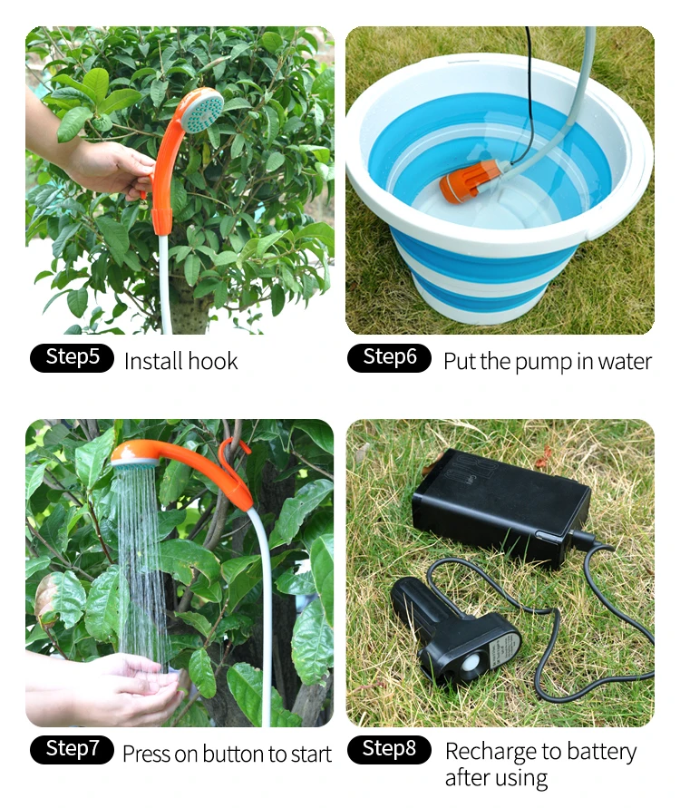 Shower Rooms Accessories China Douche Kit Water Jet Spray Portable Bidet Shower Sprayer Portability manufacture