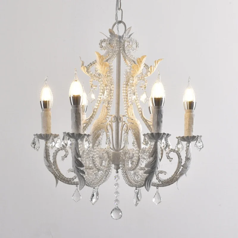 Kristallen Regendrup Chandelier Verstelbare Vintage Klassieke Hanglamp Goud Trap Lange Kristallen Chandelier Verlichting