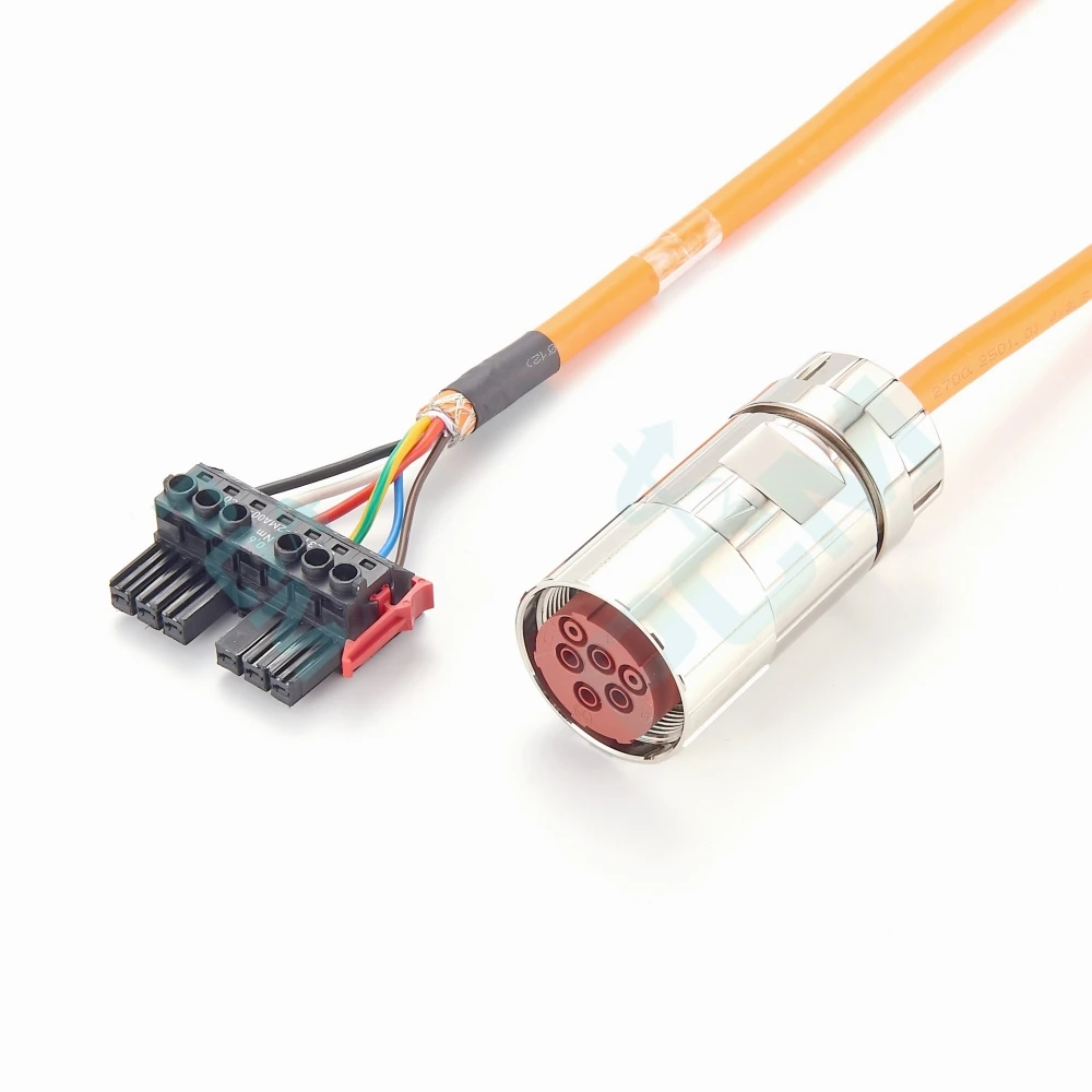 M40 Servo Motor Power Cable for 6FX5002-5DN36-1AD0 6 Pin