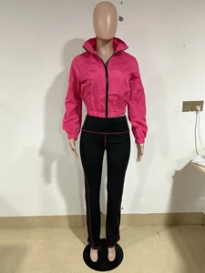 Dropshipping 2026 Women Clothing S-2XL Wholesale Ready to Ship Fashion 2 Piece Coats and Pants Set