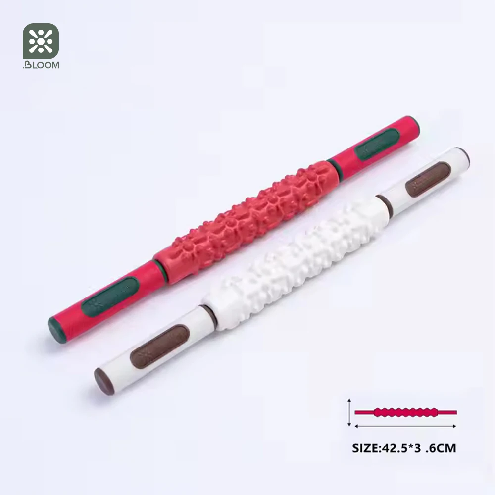 BLOOM Acupuncture Point Cellulite Massage Roller Stick Portable Roller Healthcare Rotary Massage Stick Massage Stick for Female