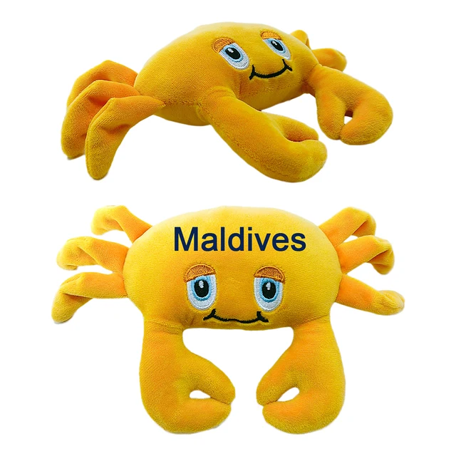 Customized Logo Promotion Gifts Soft Plush Kids Toys Cartoon Stuffed Plush Sea Animal Lobster Crab Wholesale