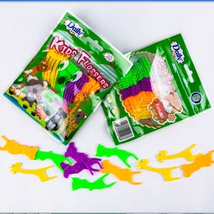China Wholesale Good Quality Kid's Floss Pick Supplier Cute Animal Shape Dental Flosser Toothpick for Children