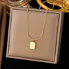 Collana con Pendente Placcato in Oro 14