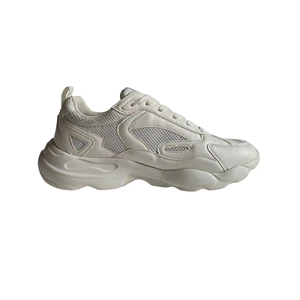 Women's Sporty Fashion Sneakers Breathable Summer/Winter Casual Walking Shoes with Thick Mesh Bottom Soft Daddy Shoes Design