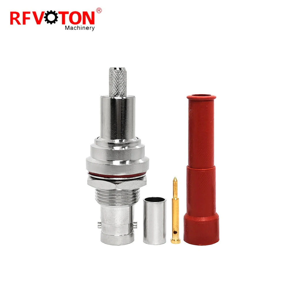 Factory SHV  Female Jack Hembra Bulkhead High Voltage for Rg58 Rf Coax (Rf) Coaxial Connector Brass Converter Connecteur Rohs