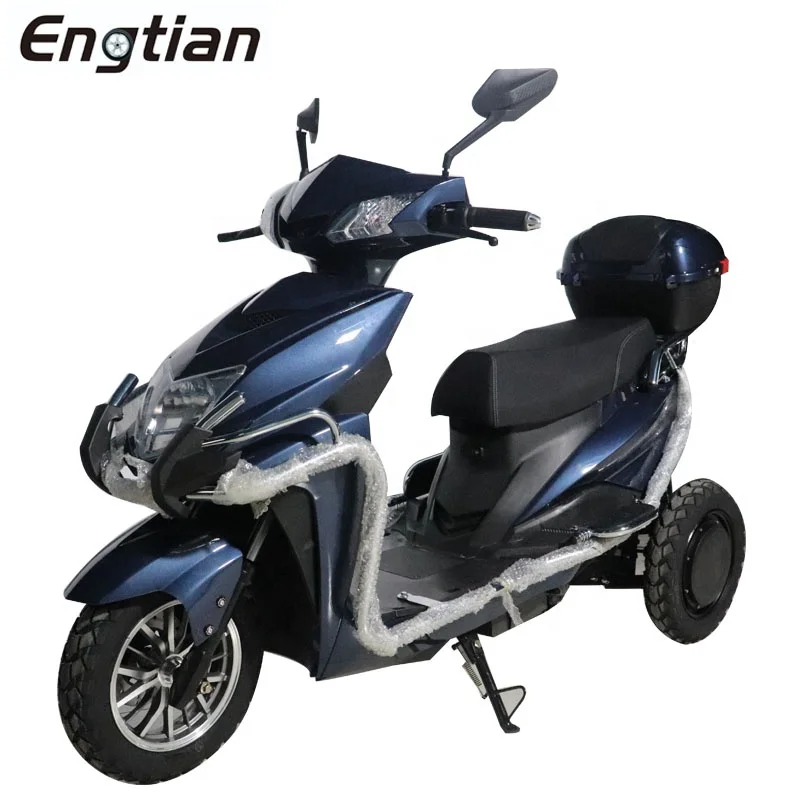 2022 Engtian Fashion Model Mobility Powerful Motorcycle 3 Wheels Electric Tricycles Scooters