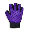 Purple left hand