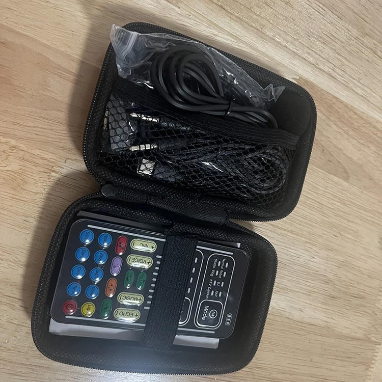 Carte Son Changeur De Voix 11 Effets - Plug And Play Portable Pour Streaming Et Karaoké
