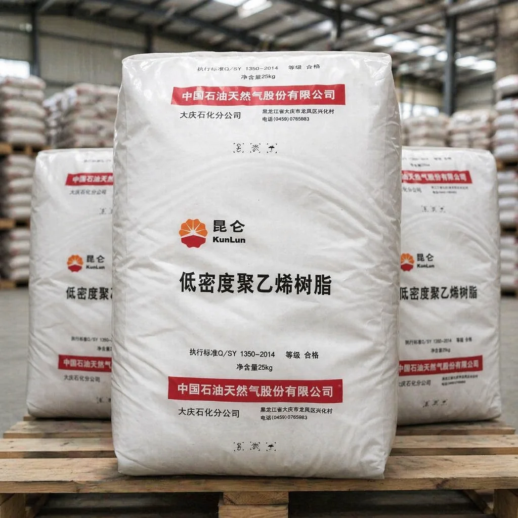 LDPE Virgin Granules High Density Polyethylene HDPE 25kg Bag of Molding Grade Polyethylene Film