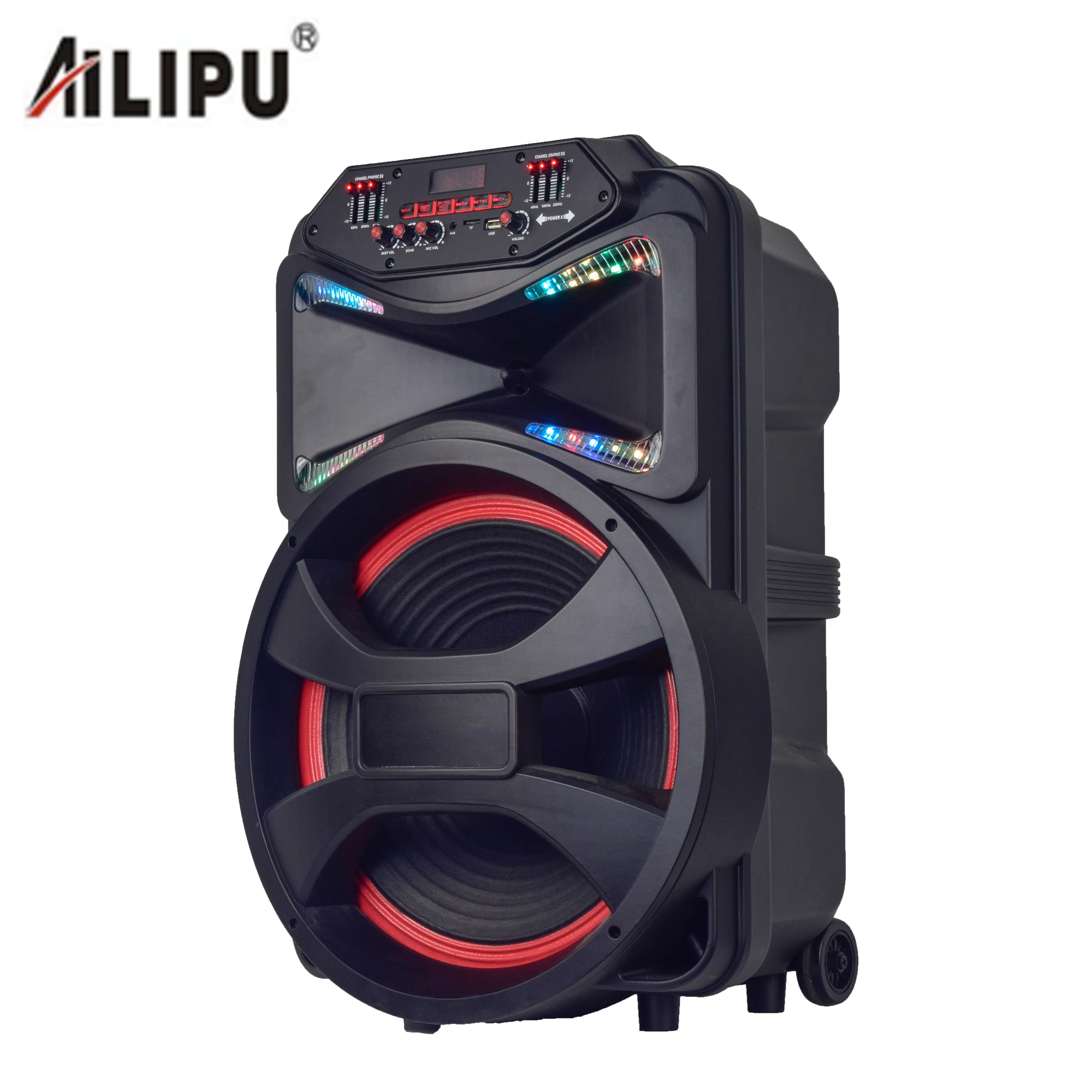 2023 Popular Design 15 Inch Private Mold  60 W Wireless Home Theatre Sound System Trolley Speaker