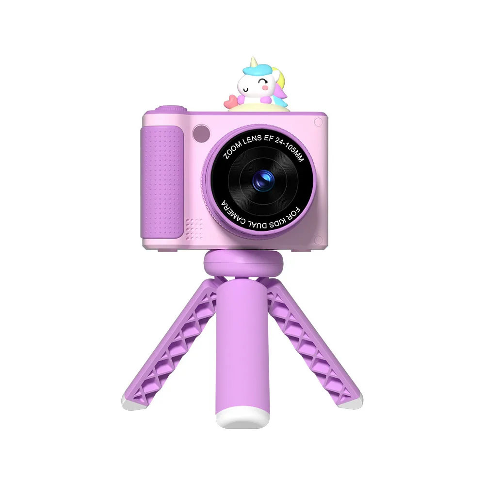 Hot Selling HD Dual Lens Digital Zoom Mini Kids Camera Compact Photography Toy Gift Children Daily Use Travel School