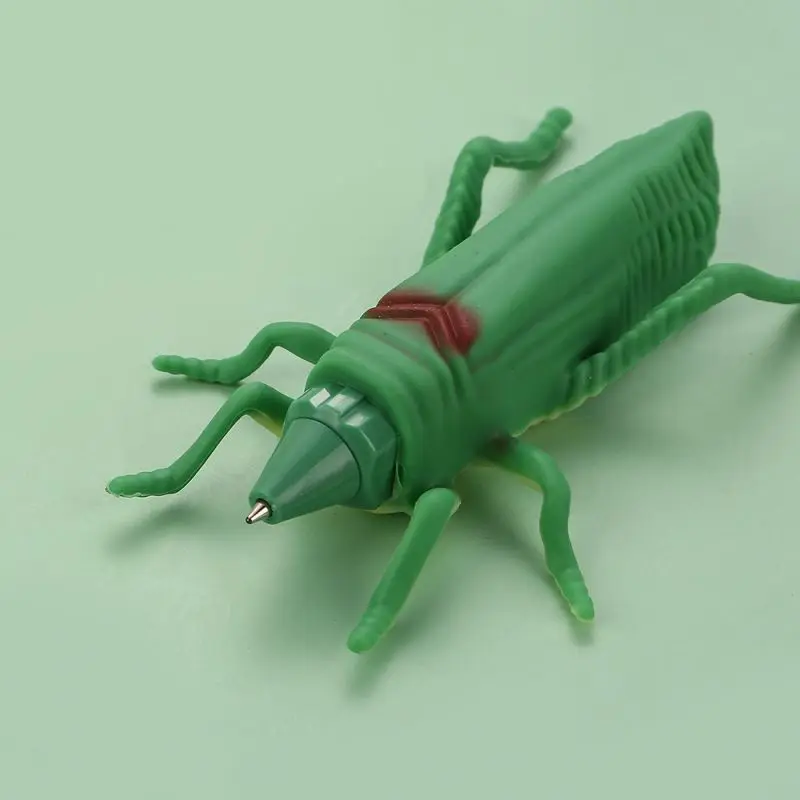 Funny Realistic 1.0mm ABS Simulation Locust Shaped Ballpoint Pen for Creative School Classroom Prizes Ready to Ship