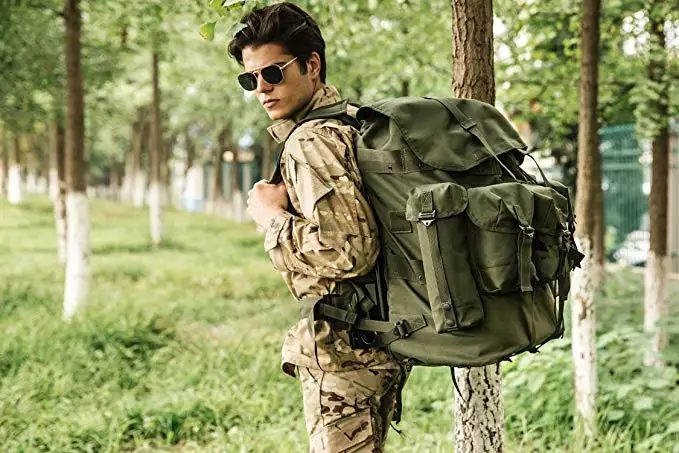 
Военный большой рюкзак, армейский боевой полевой рюкзак для выживания, рюкзак alice, военный рюкзак с рамкой 