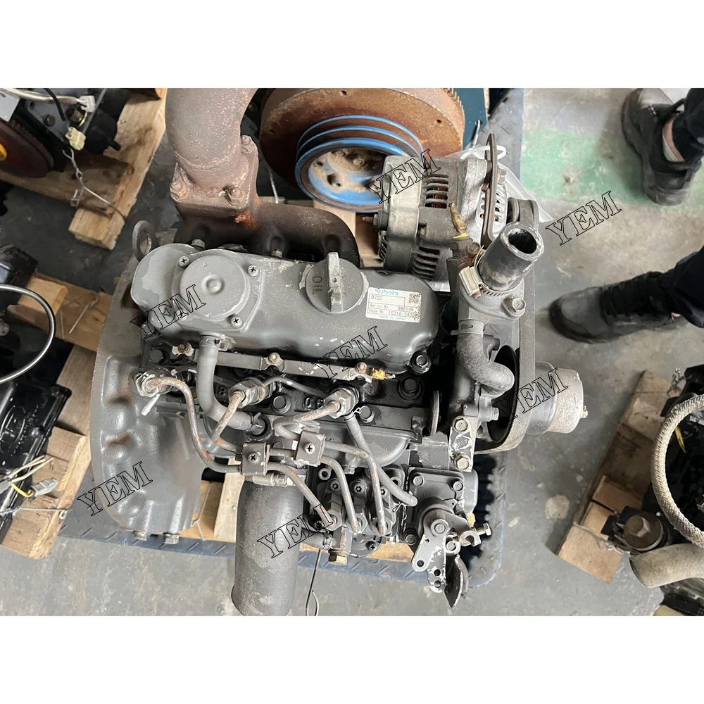 New 80% D722 Complete Engine Assy 8W6146 3600RPM 14.9KW for Kubota Parts