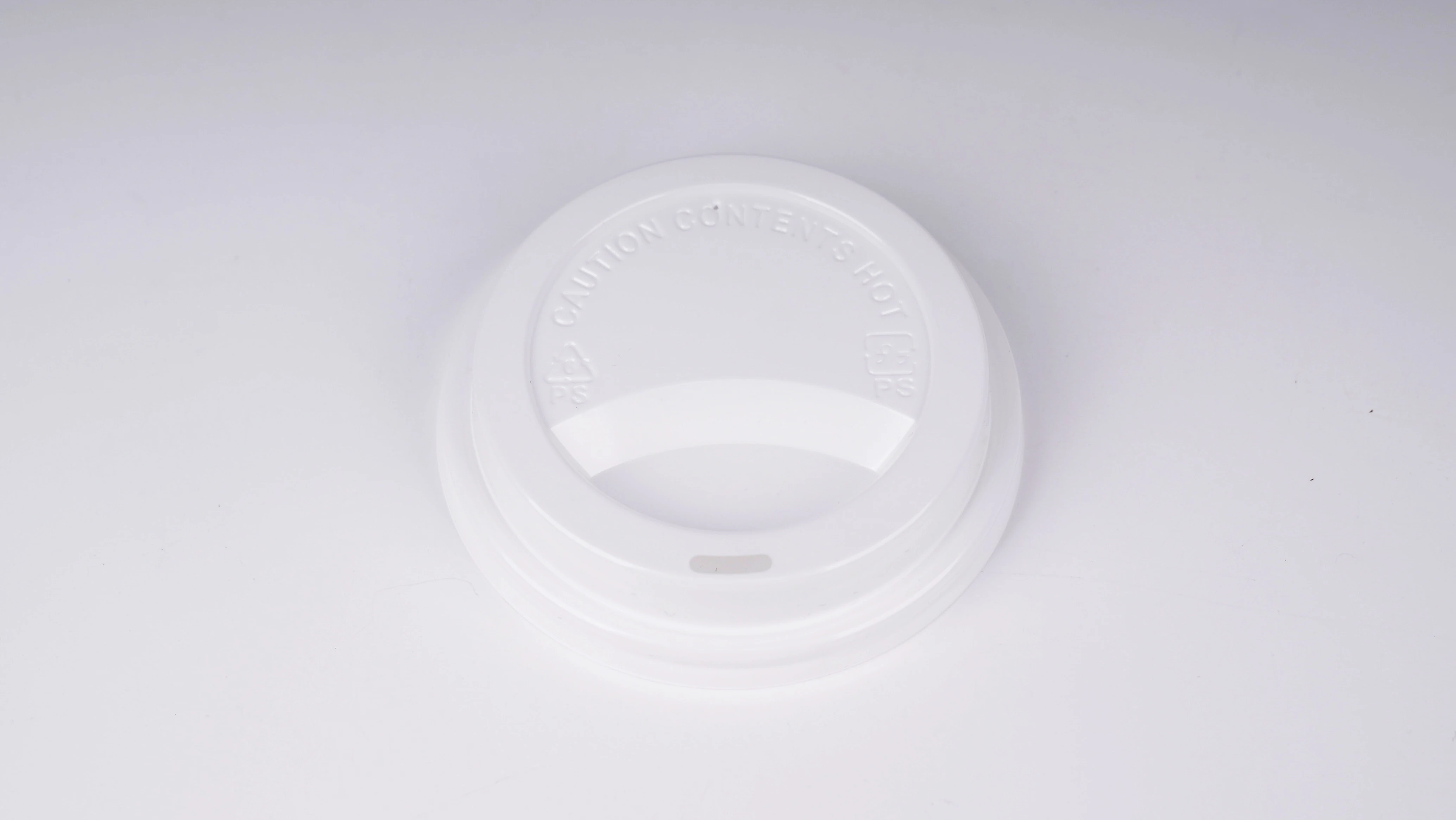 Wholesale Custom Logo Printed CPLA Lid Premium Disposable Cup Lid for Paper Cup with Sip Hole manufacture