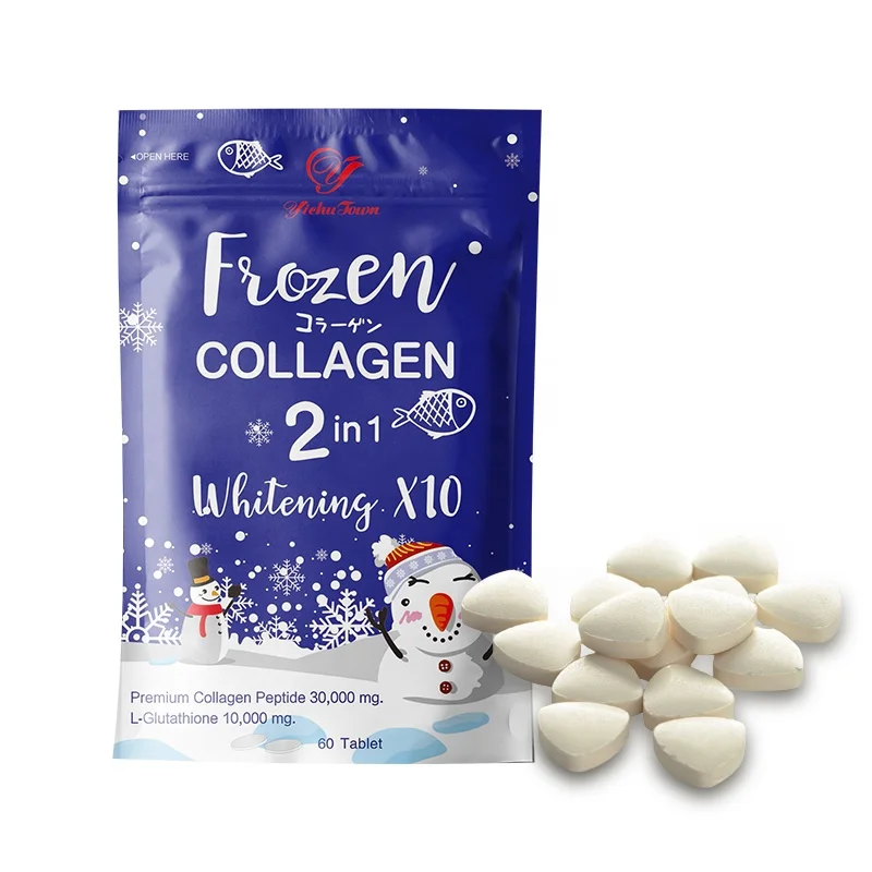 frozen collagen glutathione Frozen Collagen 2 in 1 WhiteningX10 Skin Care Set – 5D Gluta Official Store main image 1